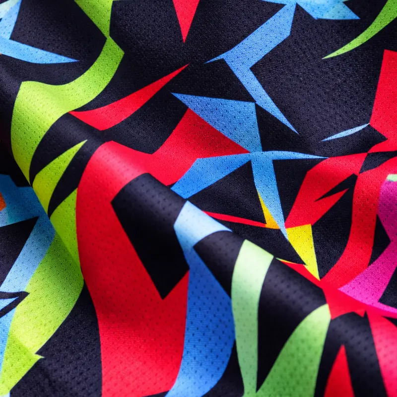Water-based sublimation printing on a custom sublimated football kit for maximum breathability