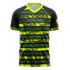 VO2 Strata layered horizontal stripes custom football kit design 3D mockup